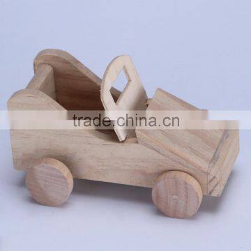 Small unfinished old wooden car model for children ,kids toy-handmade car model                        
                                                Quality Choice