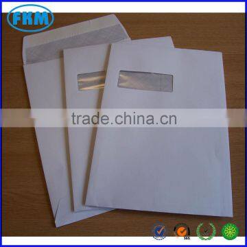 white peel seal window envelope