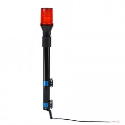 12V Rotating Traffic Patrol Motorcycle Rear Led Strobe Warning Pole Light photo-2