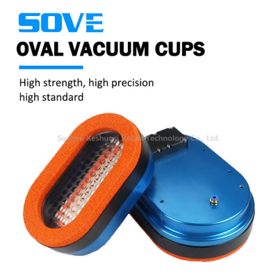 Robotic Arms Oval Integrated Sponge Vacuum Suction Cup Pneumatic Powerful Suction Cup Industrial Sheet Metal Processing Logistics Palletizing photo-3