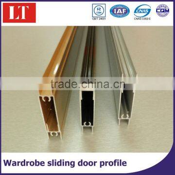 Anodized aluminium profile for closet door frame sliding door profile
