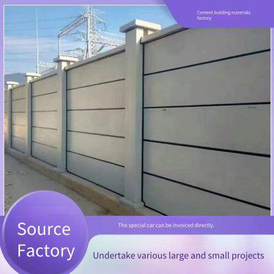 Assembled Power Cement Fence Panels, Fair - Faced Concrete Precast Substation Enclosures, Assemble - Type Step - up Station Fences photo-2