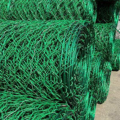 High Tensile Galvanized Hr 30 Reinforced Mesh Cheap Price Hexagonal Rockfall Net for Slope Protection Plain Weave Cutting photo-5