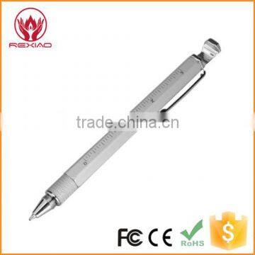 Hot style 8 in 1 fashional multi tool pen, aluminum tool pen with bottle operner