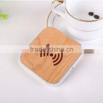 Single Charging Wooden Wireless Transmitter /qi Wireless Charger photo-3
