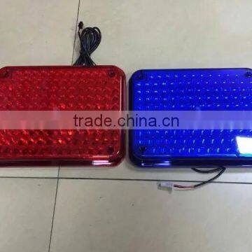 Amber Blue Red LED Big Grille Vehicle Square Warning Light For Vehicle HG-250 photo-3
