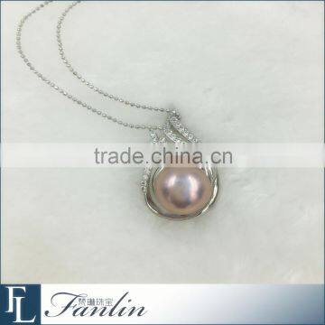 925 Sterling Silver Nature Pearl Pendant Designs photo-2