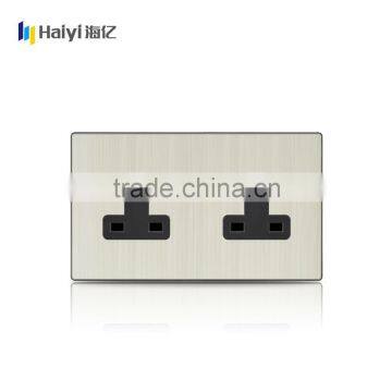 Fashion China Supplier 2 Gang 13A Switched Socket