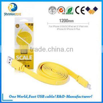 High quality remax 8 pin to usb charge and sync cable