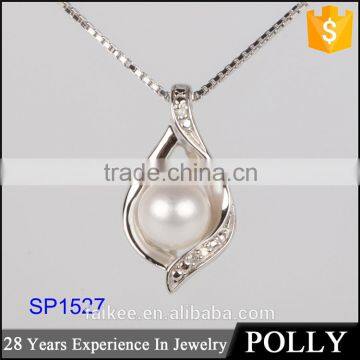 Christmas present fashion pearl silver jewelry