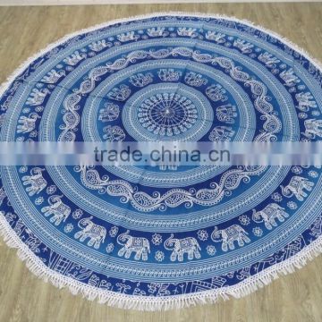 Boho Hippie Round Towels Circle Yoga Mat Mandala Beach Towel