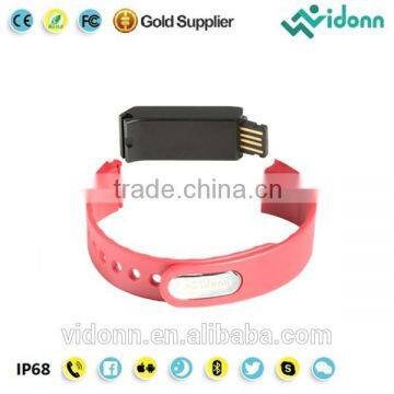 Hot Selling Vidonn X6S IP68 USB Charging Step Counter Calorie Burnt Free APP Instructions for Use Pedometer Digital Pedometer photo-3