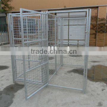 2-room 2-door dog kennel