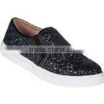 Fashion Multi color glitter pu leather for shoes