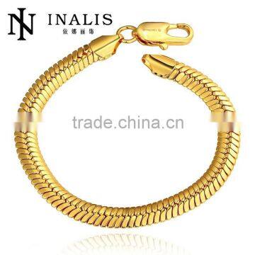 Brilliant Snake Hand Chain Gold Plated Women Fashion Accessories in Korea