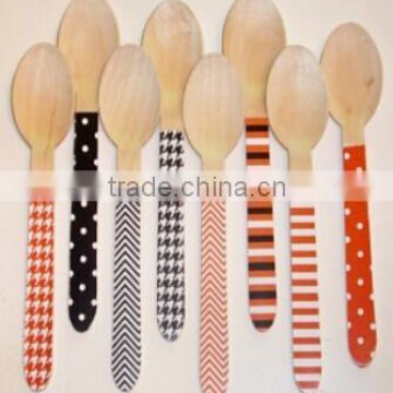 Personalized Printed Wooden Cutlery Wooden Spoons