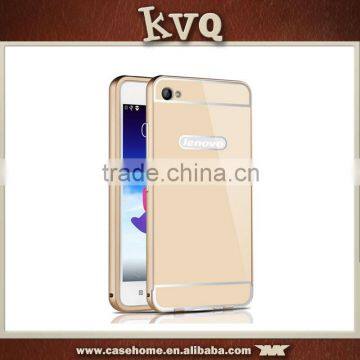 Ultra Thin 2 in 1 Metal Frame Cover Aluminum Bumper Acrylic Frame Back Cover For Lenovo S90