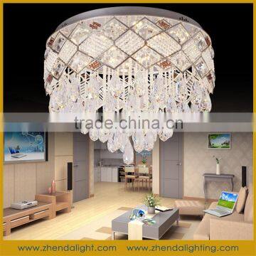 clear new design round modern crystal chandelier