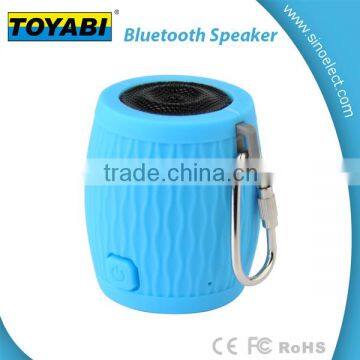 2015 latest popular waterproof bluetooth speaker with key chain portable wireless bluetooth speakers