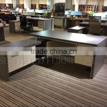 Modern Furniture Luxury Wood L Shape Office Table (SZ-OD600)