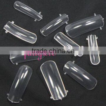 Dual style plastic acrylic nail tips forms