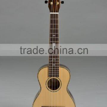 23 inch concert ebony wooden ukulele not plastic ukulele