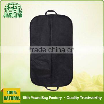 Black Color Non Woven Material Dress Coat Garment Bags Cover Storage