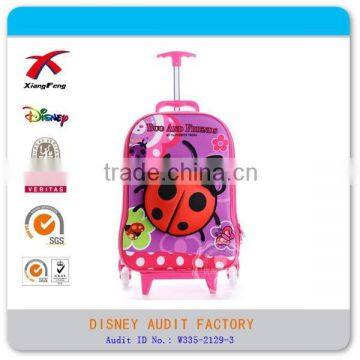 fashion cute EVA student school bag backpack with trolley