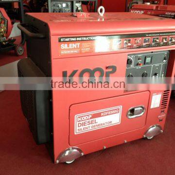 50HZ 6kva 6kw portable silent diesel generator