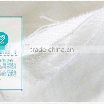 Baby Bath Towel Bib Gauze Cambrayon Bleaching Double Gauze photo-4
