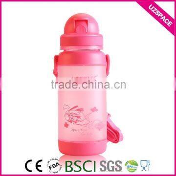 insulated straw 330Ml plastic sport water bottle caps