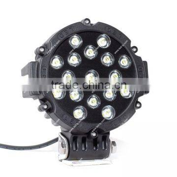 LED Off Road Light,51W LED Work Light, Truck,Jeep, Atv,4WD,Boat,Mining LED Driving Light