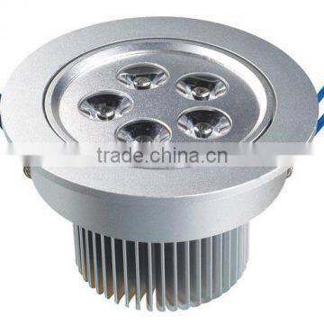 Hot-saling high power aluminum recessed LED Ceiling lamp 5w