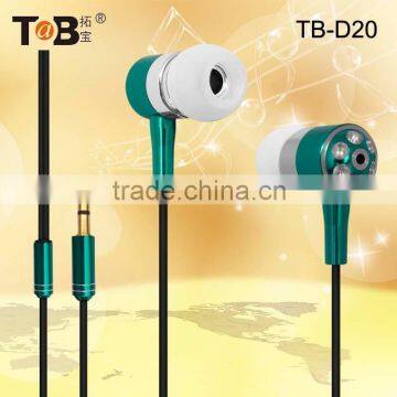 2015 top selling products colorful metal earphones with microphone free sample for android tablet