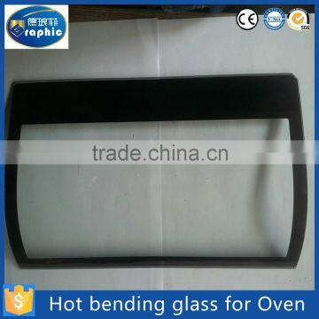 Fully tempered and polished edge curve bent glass panel for refrigerators                        
                                                                                Supplier's Choice