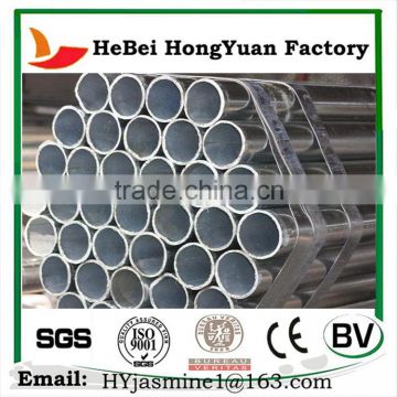 Galvanized Round Steel Pipe/ Round Steel Tube/ Galvanized Hollow Section Steel Pipe In HeBeing HongYuan