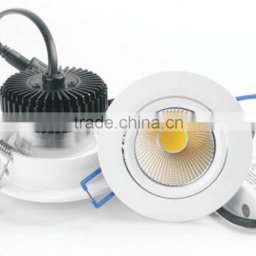 Switzerland market 2700Kelvin 6W COB LED downlights ( 50mm height) Ra >95 with CE ROHS ERP