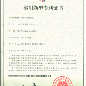 Patent of Utility Model