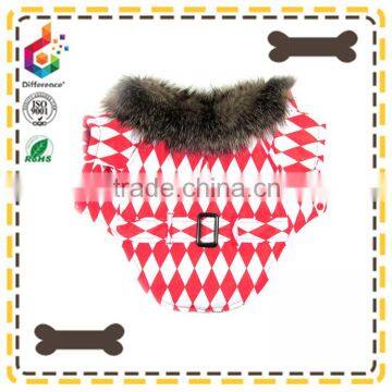 Louis Checkerboard Rain Hat Dog Coat photo-3