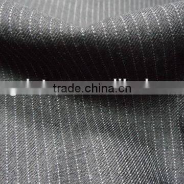 viscose and polyester stripe men TR suiting fabric