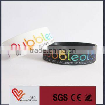 Promotional Silicone Wristband Debossed Writband Customized Silicone Buacelet