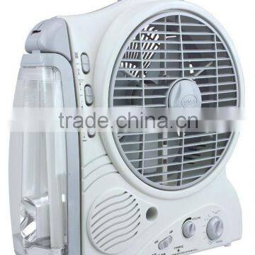 SUNCA AC/DC Rechargeable Oscillating Fan 8" SF-383B