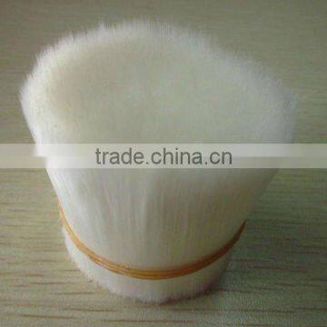 White taklon PBT fiber