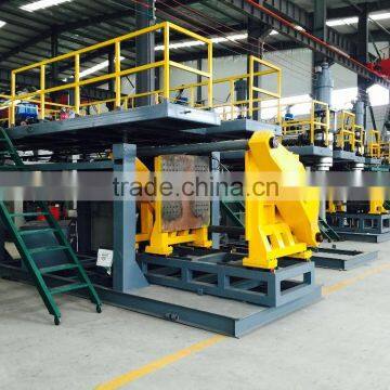 Fully automatic extrusion blow molding machine for HDPE / PE road barriel and road block