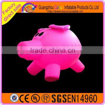 Inflatable LED light pig, inflatable led hanging stars for decoration