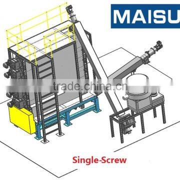 rubber devulcanization machine-Devulcanizer-Single Screw Devulcanizer