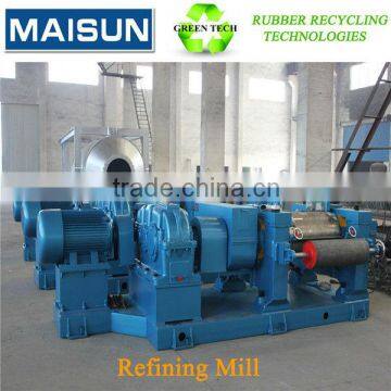 refiner reclaim rubber for waste tyre/used tires recycling production line