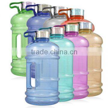 High quality shatterproof BPA free 2.2L PETG water bottle with handle