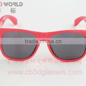 new promotion circular plastic polarized glasses