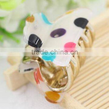 wholesale price adult plastic mini decorative hair claw jaw clips